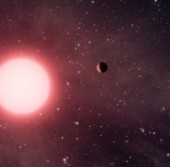 планетарная система с сильным наклоном к экватору звезды